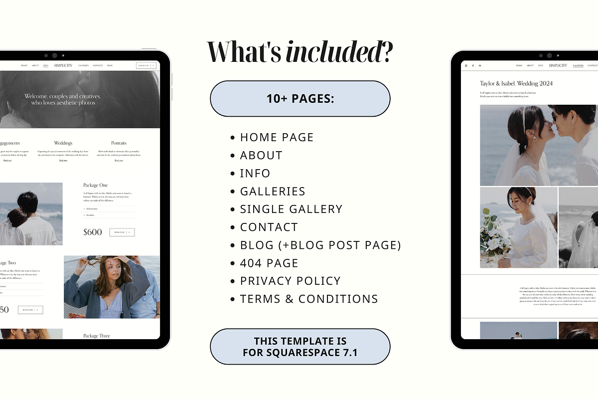 Photographer Squarespace Template, a Squarespace Template by Eden Origin Studio (Photo 4 of 11)