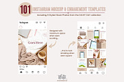 101 Instagram Canva Templates, a Social Media Template by With Love Monique (Thumbnail 3 of 11)