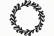 Decorative Circle Leaf Frame Set, an Illustration by BIPLOB EXPERT (Thumbnail 4 of 9)