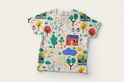 Cute Village Farm Seamless Pattern, a Pattern Graphic by Irina Ostapenko (Thumbnail 3 of 5)