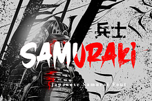 Samuraki japanese samurai font