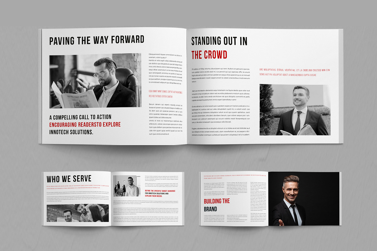 Business Magazine landscape Layout, a Magazine Template by ContestDesign (Photo 5 of 5)