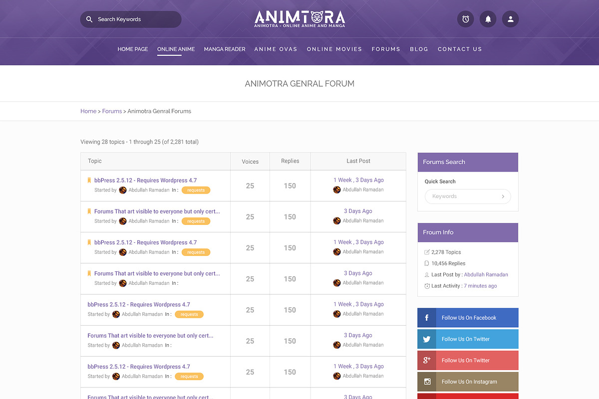 Animotra - Online Anime HTML+PSD, a Templates & Theme by Phenix Themes (Photo 3 of 15)
