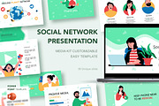 Social Media Powerpoint Illustration, a Presentation Template by alexdndz (Thumbnail 1 of 5)