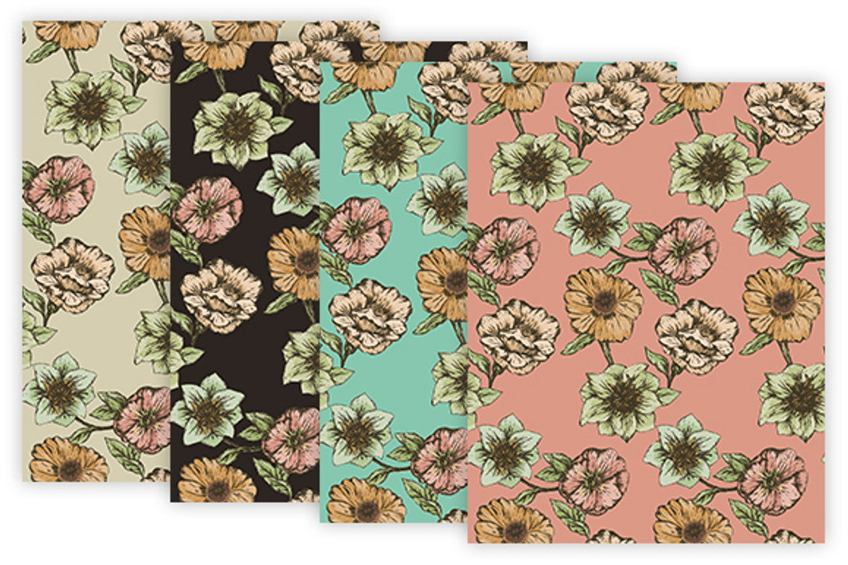 Hand Drawn Floral Pack, a Pattern Graphic by Ariel Tyndell Design (Photo 2 of 2)
