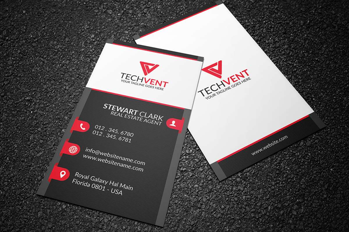 Corporate Business Card Template, a Business Card Template by Shahjhan (Photo 2 of 2)
