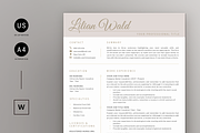 Nurse Resume & Cover Letter - Word, a Resume Template by Resume Bureau (Thumbnail 1 of 6)