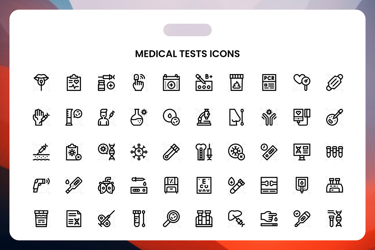 Medical Tests Icons, an Icon by Wencory