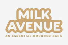 MilkAvenue An Essential Rounded Sans