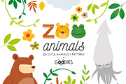 Cute Wild animals Illustration set, an Animal Illustration by Pingebat (Thumbnail 3 of 11)