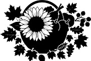 Thanksgiving Harvest Silhouette, an Illustration by Creativeshirt (Thumbnail 12 of 51)