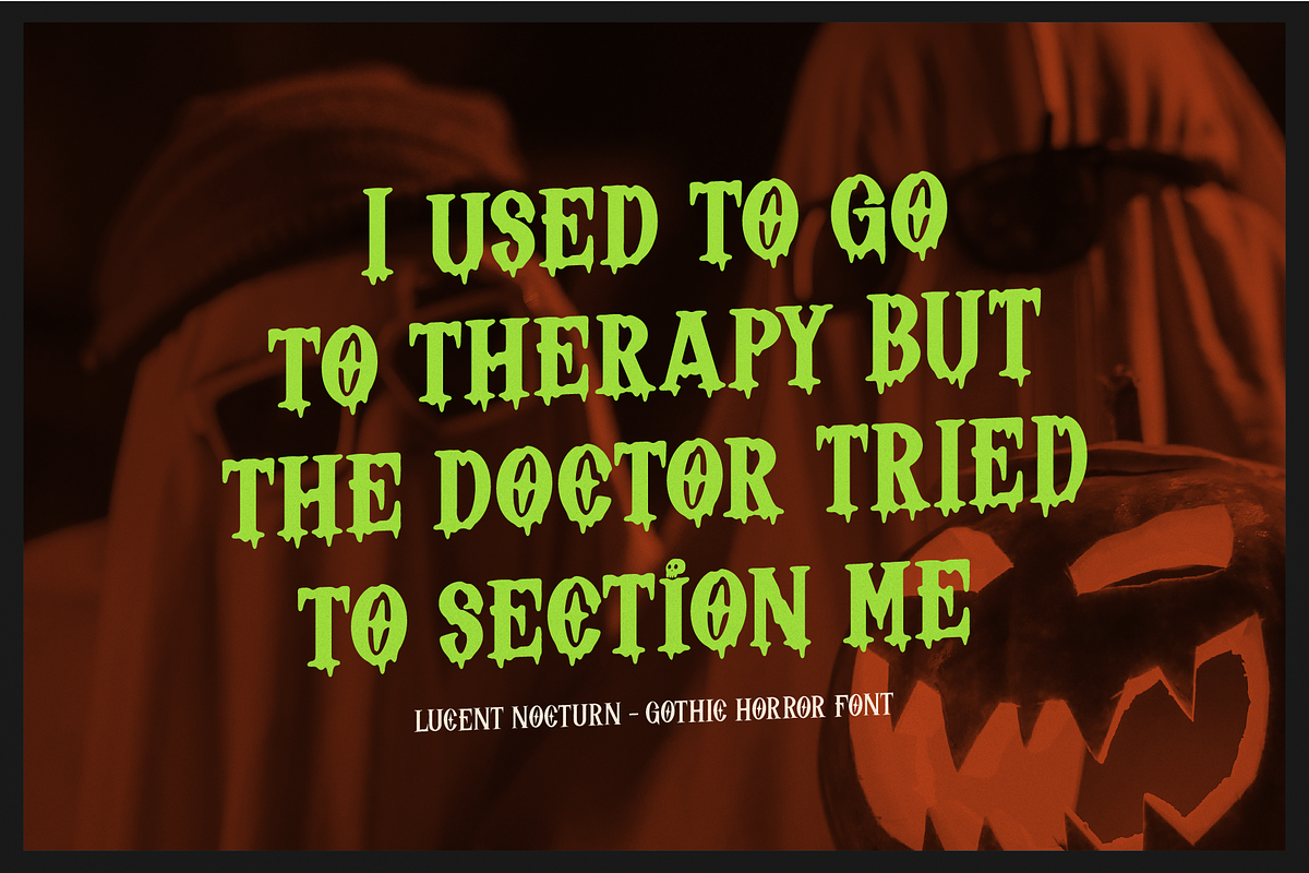 Lucent Nocturn | Gothic Horror Font, a Blackletter Font by Denustudios (Photo 5 of 12)