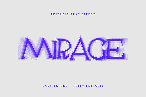 Distorted Fuzzy Text Effect preview 5