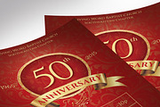 Red Gold Church Anniversary Banquet, a Flyer Template by Four C Graphic (Thumbnail 9 of 10)