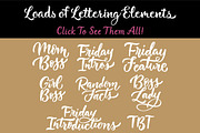 Lettering Overlays for Businesses, a Social Media Template by Laura Bolter Design (Thumbnail 2 of 9)