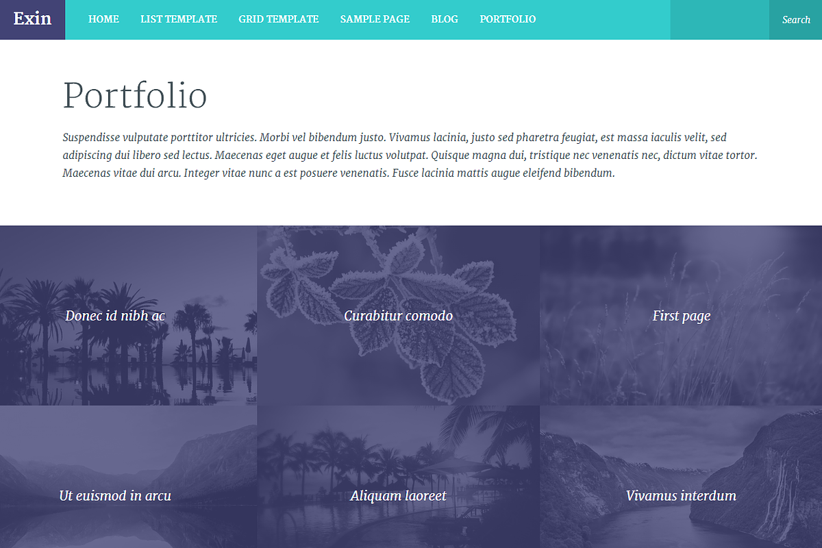 Exin WordPress theme, a WordPress Template by FineHive (Photo 4 of 5)