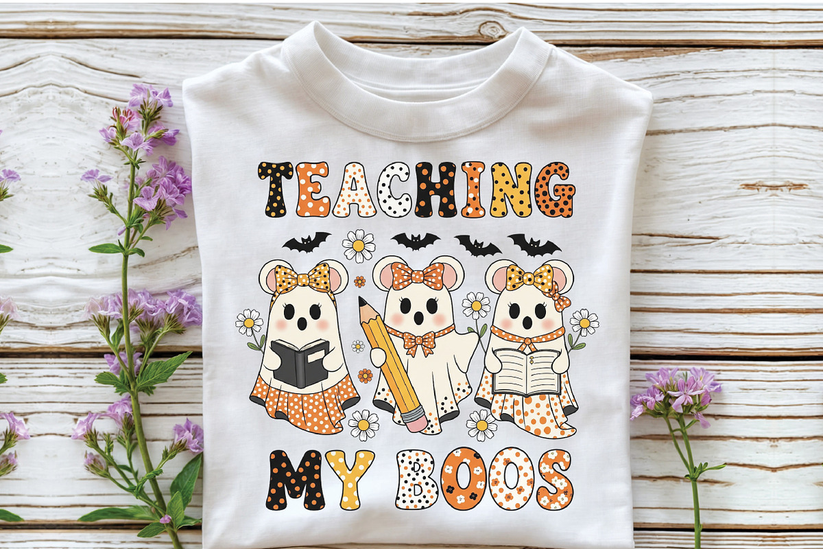 Teaching My Boos Halloween PNG, an Illustration by Craft Nest (Photo 4 of 7)