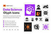 Data Science Icons, a Solid Icon by Prosymbols (Thumbnail 1 of 6)