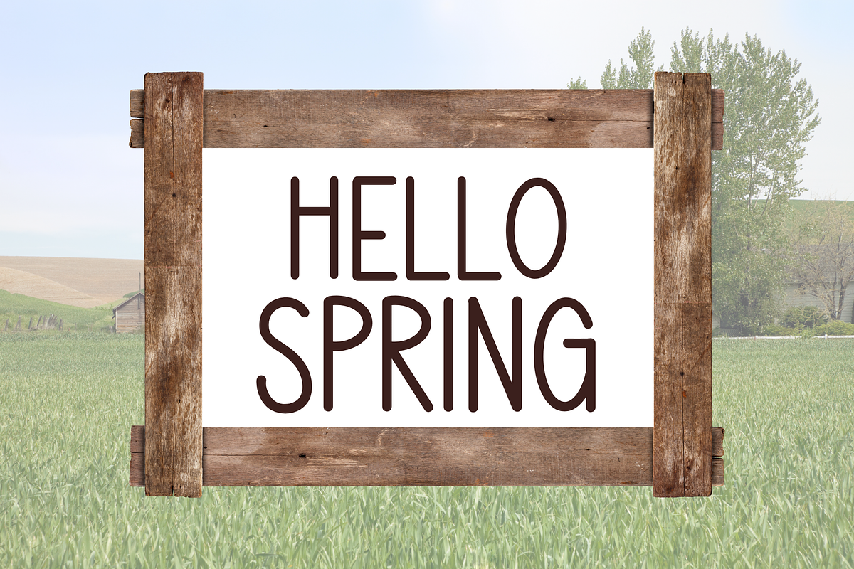 Happy Farmhouse is Handwritten font, a Handwritten Font by Brown Cupple (Photo 3 of 5)