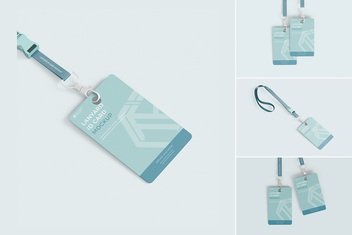 ID Card Mockup, an Advertising Mockup by tiyasprabawa (Photo 1 of 5)