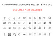 Hand drawn sketch vector icons, an Icon by Visual Generation (Thumbnail 4 of 16)