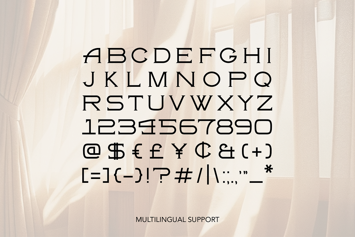 Ambridge | Modern Display Typeface, a Font by RS Design Co. (Photo 2 of 4)