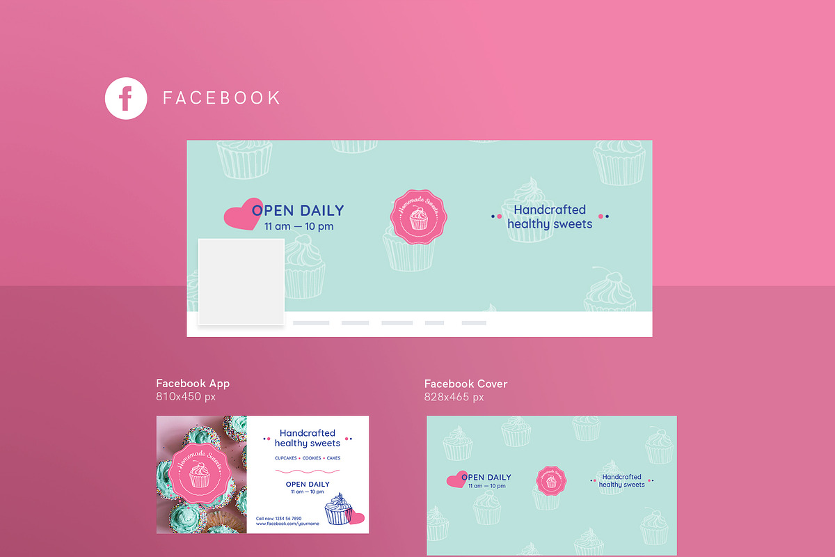 Mega Bundle | Homemade Sweets, a Poster Template by Amber Graphics (Photo 15 of 21)