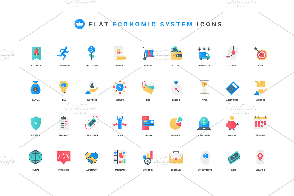 Economic system efficiency, an Object Illustration by Lemberg Vector