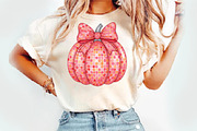 Disco pumpkin png, an Illustration by Watercolor design (Thumbnail 3 of 3)