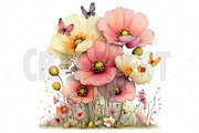 Whimsical Meadow Scenes Clipart, an Illustration by Craft Nest (Thumbnail 11 of 12)