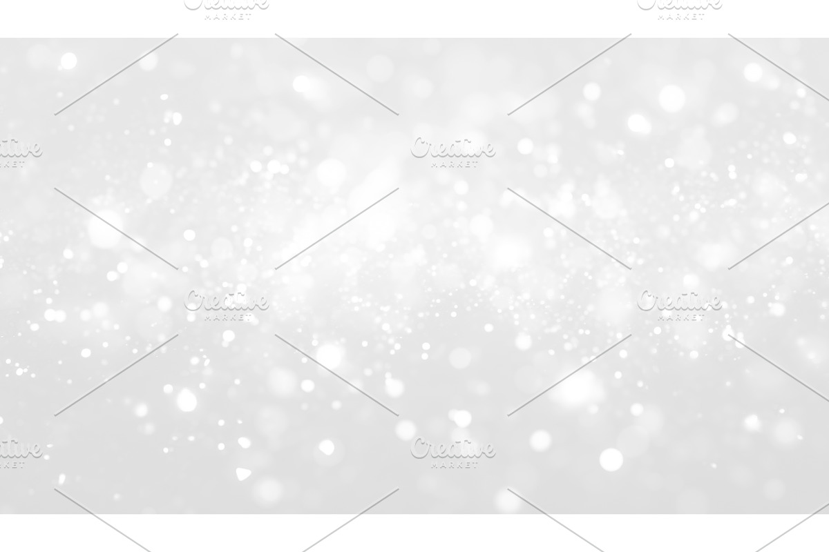 White Bokeh Background, an Illustration by BazziBa♥