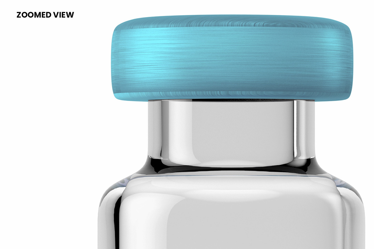 Vial Bottles Mock Up - 9 views, a Packaging Mockup by Illusiongraphic (Photo 12 of 19)