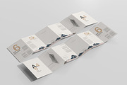 A4 Size Six Fold Brochure Mockup, a Print Template by pmvch (Thumbnail 11 of 20)