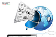 Internet Technologies, Social Media, a Finance Illustration by TAlex (Thumbnail 3 of 7)