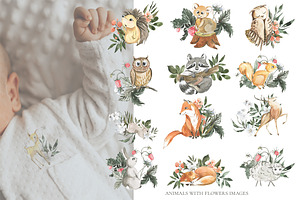 Woodland Animal Watercolor Set