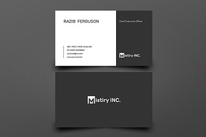 Business Card With MS Word