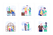 Flat Nursing Illustrations, a Healthcare Illustration by Prosymbols (Thumbnail 6 of 6)