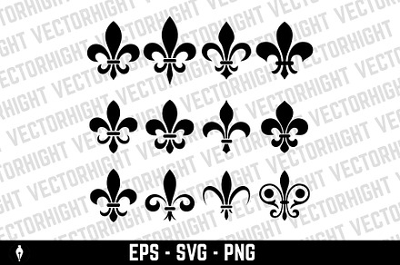 Fleur-de-lis icons