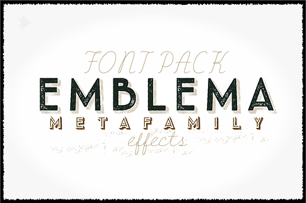 Emblema Metafamily, a Sans Serif Font by graffistyling
