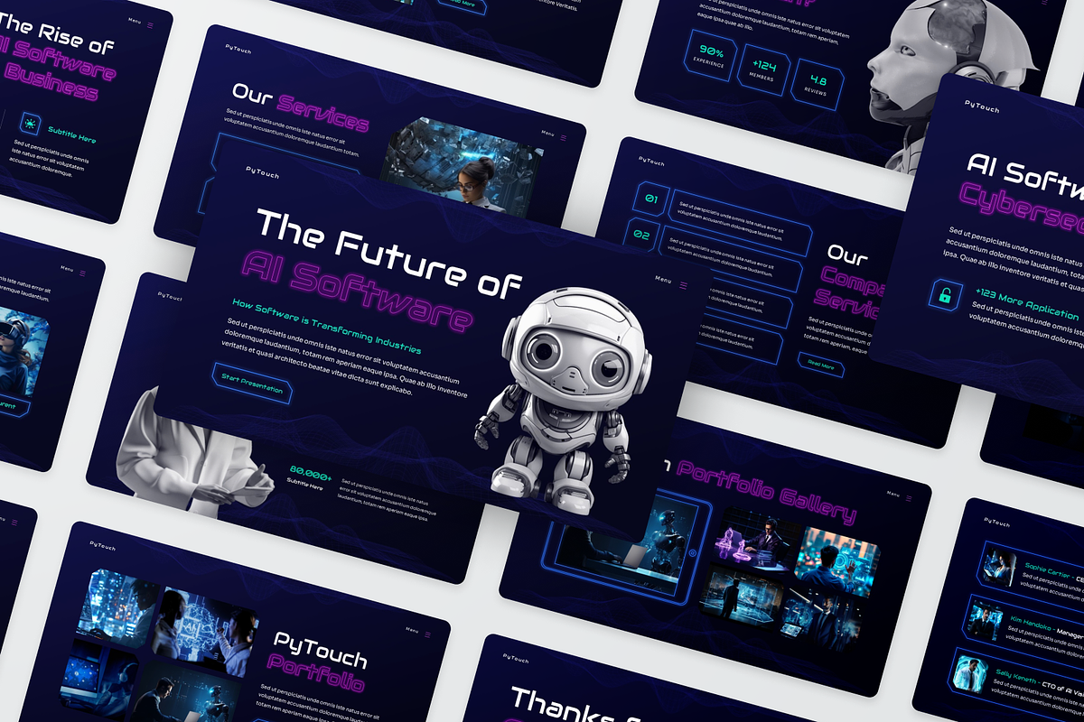 Software AI Presentation, a Presentation Template by SquidPixey (Photo 6 of 6)