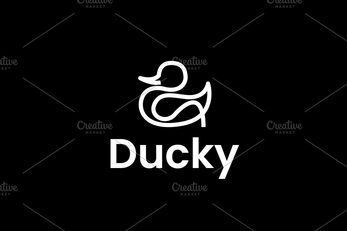 Duck logo vector icon illustration, a Branding & Logo Template by Dyn Studio