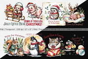 Vintage Christmas Animal, a Graphic by Artnoy (Thumbnail 2 of 5)