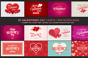 Valentines Day Flyer Cards BG Bundle, a Poster Template by DesignWorkz (Thumbnail 11 of 12)