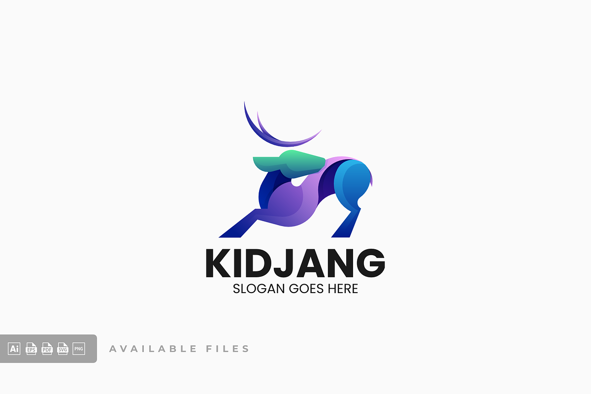 Kidjang Gradient Colorful Logo, a Branding & Logo Template by ivan_artnivora