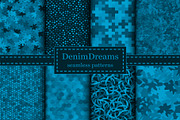 Vector Denim Dreams camouflage set, a Pattern Graphic by ArchonDigitalShop (Thumbnail 6 of 13)