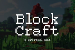 Block Craft - 8-Bit Pixel Font