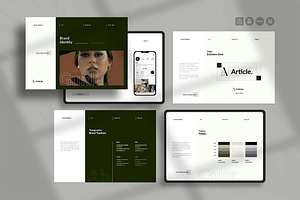Brand Guideline Landscape Template, a Brochure Template by TemplateFolio-Shop