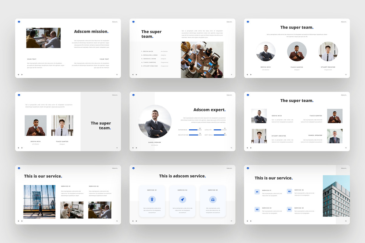 Adscom - Business Keynote Template, a Presentation Template by BeadyLab (Photo 3 of 6)