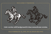 Vintage cowboy illustration, a Person Illustration by lettett (Thumbnail 2 of 3)