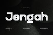 Jengah | Display Sans Serif, a Sans Serif Font by gracetype_studio (Thumbnail 1 of 12)